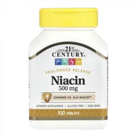 Придбати Niacin 500 mg - 100 tabs, image , характеристики, відгуки