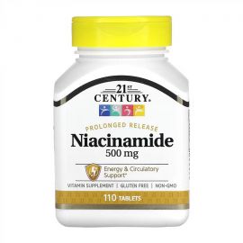 Придбати Niacinamide 500 mg - 110 tabs, image , характеристики, відгуки