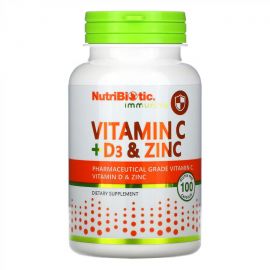 Придбати Vitamin C+D3 & Zinc - 100 caps, image , характеристики, відгуки