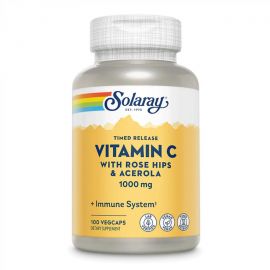 Купить Vitamin C with Rose Hips & Acerola 1000mg - 100 vcaps, фото , характеристики, отзывы