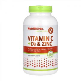 Придбати Vitamin C + D3 & Zinc - 250 caps, image , характеристики, відгуки