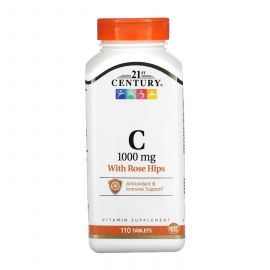 Придбати C 1000 mg With Rose Hips - 110 tabs, image , характеристики, відгуки