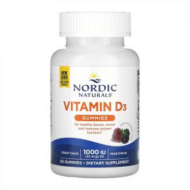 Придбати Vitamin D3 - 60 gummies, image , характеристики, відгуки