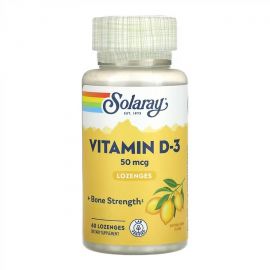 Придбати Vitamin D-3 50mcg - 60 lozenges, image , характеристики, відгуки