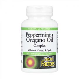 Придбати Peppermint+Oregano Oil Complex - 60 softgels, image , характеристики, відгуки
