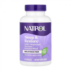 Придбати Sleep & Restore Melatonin Free - 60 caps, image , характеристики, відгуки