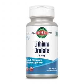 Придбати Lithium Orotate 5mg - 60 vcaps, image , характеристики, відгуки