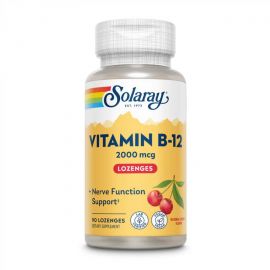 Придбати Vitamin B-12 2000mcg - 90 lozenges Natural Cherry, image , характеристики, відгуки