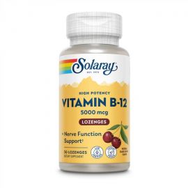 Придбати Vitamin B-12 5000mcg - 30 lozenges Natural Cherry, image , характеристики, відгуки