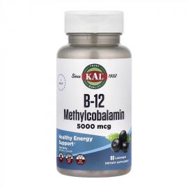 Придбати B-12 Methylcobalamin 5000mcg - 60 lozenges, image , характеристики, відгуки
