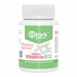 Придбати Vitamin B12 1000 mcg - 100 tabs, image , характеристики, відгуки
