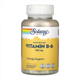 Придбати Vitamin B-6 100mg - 120 vcaps, image , характеристики, відгуки