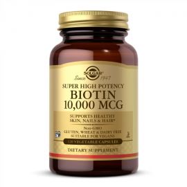 Купить Biotin 10,000mcg - 120 vcaps, фото , характеристики, отзывы