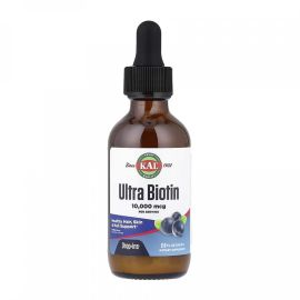 Придбати Ultra Biotin 10000mcg - 59 ml Mixed Berry, image , характеристики, відгуки