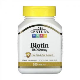 Придбати Biotin 10,000 mcg - 360 tabs, image , характеристики, відгуки