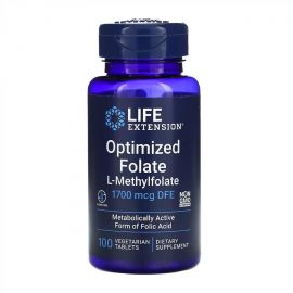 Придбати Optimized Folate 1700 mcg DFE - 100 tabs, image , характеристики, відгуки
