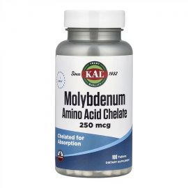 Придбати Molybdenum Amino Acid Chelate 250 mcg - 100 tabs, image , характеристики, відгуки