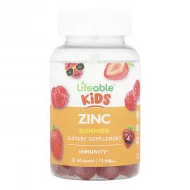 Придбати Zinc Kids - 60 gummies, image , характеристики, відгуки
