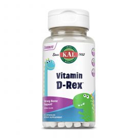 Придбати Vitamin D-Rex 10mcg - 90 сhewable Bubble Gum, image , характеристики, відгуки