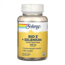 Придбати Bio Vitamin E with Selenium 268mg - 60 softgels, image , характеристики, відгуки