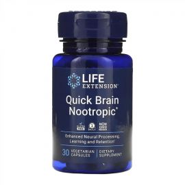 Придбати Quick Brain Nootropic - 30 vcaps, image , характеристики, відгуки
