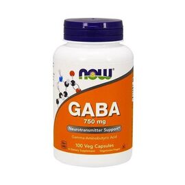 Придбати Амінокислота для спорту GABA 500mg - 100vcaps - NOW FOODS, image , характеристики, відгуки