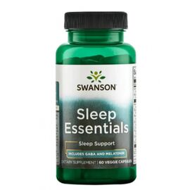 Купить - Комплекс для улучшения сна Sleep Essentials - 60 Veg Caps Per Bottle - Swanson, фото , характеристики, отзывы