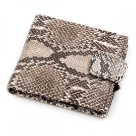 Купить Кошелек из натуральной кожи питона Ekzotic Leather Серый (snw 64), фото , характеристики, отзывы