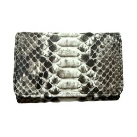 Придбати Кошелек женский из натуральной кожи питона серый Ekzotic leather (snw01_1), image , характеристики, відгуки