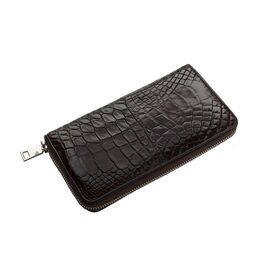 Купить - Кошелек Ekzotic Leather из натуральной кожи крокодила Коричневый  (cw 82), фото , характеристики, отзывы