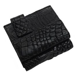 Купить Кошелек из кожи крокодила Ekzotic Leather Черный (cw 91), фото , характеристики, отзывы