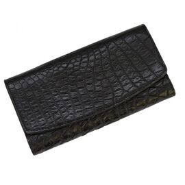 Придбати Гаманець зі шкіри крокодила Ekzotic Leather Чорний (cw 95_2), image , характеристики, відгуки