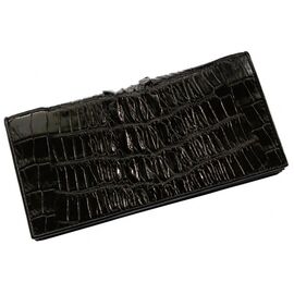 Придбати Гаманець зі шкіри крокодила Ekzotic Leather Чорний (cw11_2), image , характеристики, відгуки