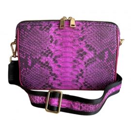 Придбати Сумка жіноча кросбоді яскрава Ekzotic Leather (snc03) із натуральної шкіри пітона фуксія, image , характеристики, відгуки