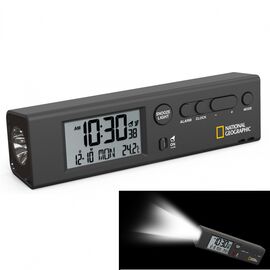 Купить - Часы National Geographic Thermometer Flashlight черный (9060300), фото , характеристики, отзывы