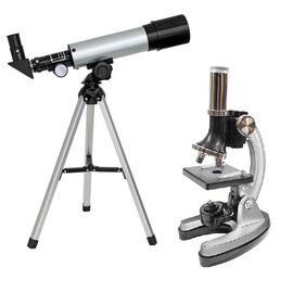 Купить Микроскоп Optima Universer 300x-1200x + Телескоп 50/360 AZ в кейсе (MBTR-Uni-01-103), фото , характеристики, отзывы