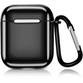 Придбати Кейс TOTO Electroplate TPU Cover Case AirPods Black, image , характеристики, відгуки