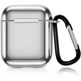 Купить Кейс TOTO Electroplate TPU Cover Case AirPods Silver, фото , характеристики, отзывы