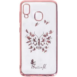 Придбати Чехол-накладка TOTO Electroplate Print TPU Case Samsung Galaxy A20/A30 Butterfly, image , характеристики, відгуки