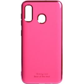 Придбати Чехол-накладка TOTO Electroplate TPU 2mm Case Samsung Galaxy A20/A30 Rose Red, image , характеристики, відгуки