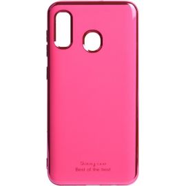 Купить Чехол-накладка TOTO Electroplate TPU 2mm Case Samsung Galaxy A20/A30 Rose Red, фото , характеристики, отзывы