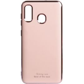 Купить Чехол-накладка TOTO Electroplate TPU 2mm Case Samsung Galaxy A20/A30 Rose Gold, фото , характеристики, отзывы