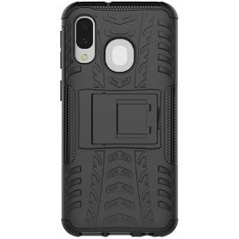 Придбати Чехол-накладка TOTO Dazzle Kickstand 2 in 1 Case Samsung Galaxy A40 Black, image , характеристики, відгуки