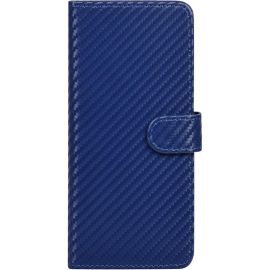 Придбати Чехол-книжка TOTO Book Carbon Fiber Universal Cover 4,7-5,3" Navy Blue, image , характеристики, відгуки