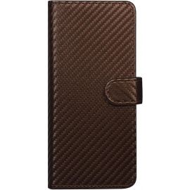 Купить Чехол-книжка TOTO Book Carbon Fiber Universal Cover 5,8-6,5" Brown, фото , характеристики, отзывы