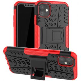 Придбати Чехол-накладка TOTO Dazzle Kickstand 2 in 1 Case Apple iPhone 11 Red, image , характеристики, відгуки