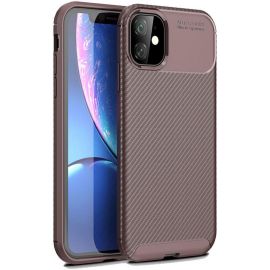 Купить Чехол-накладка TOTO TPU Carbon Fiber 1,5mm Case Apple iPhone 11 Coffee, фото , характеристики, отзывы