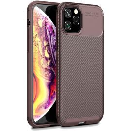 Придбати Чехол-накладка TOTO TPU Carbon Fiber 1,5mm Case Apple iPhone 11 Pro Coffee, image , характеристики, відгуки