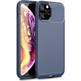 Купить Чехол-накладка TOTO TPU Carbon Fiber 1,5mm Case Apple iPhone 11 Pro Dark Blue, фото , характеристики, отзывы