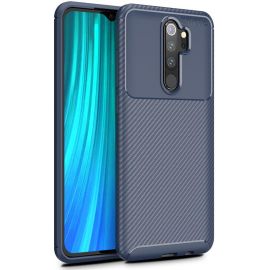 Придбати Чехол-накладка TOTO TPU Carbon Fiber 1,5mm Case Xiaomi Redmi Note 8 Pro Dark Blue, image , характеристики, відгуки